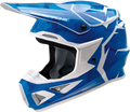 MOOSE RACING F.I. Helmet - Agroid Camo - MIPS® - Blue/White - 2XL 0110-7771