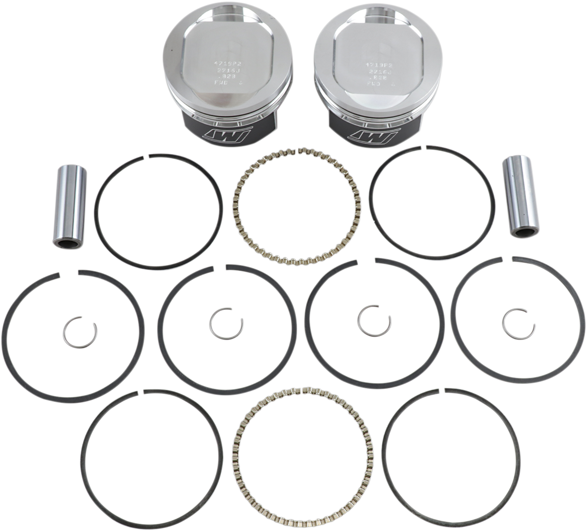 WISECO Piston Kit - 883/1200 08 & LATER REQ 1200CC CYL High-Performance K1684