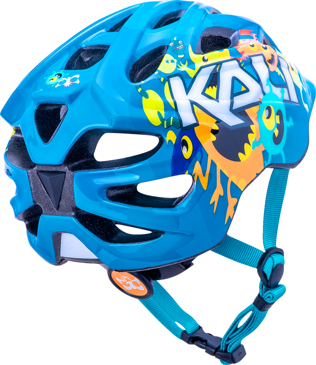 KALI Child Chakra Helmet - Monsters - Blue - XS 221020414