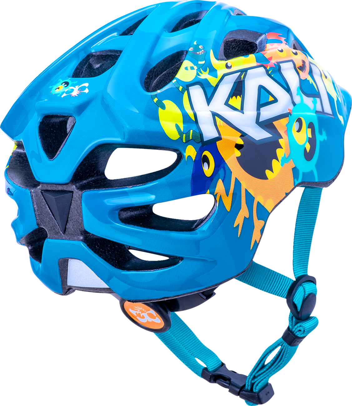 KALI Child Chakra Helmet - Monsters - Blue - XS 221020414
