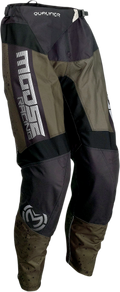 MOOSE RACING Qualifier Pants - Olive/Black - 34 2901-9598