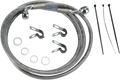 DRAG SPECIALTIES Brake Line - Front - +10" - Stainless Steel 660214-10