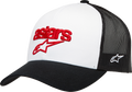 ALPINESTARS Pedigree Hat - White/Black - One Size 1232-81040-2010