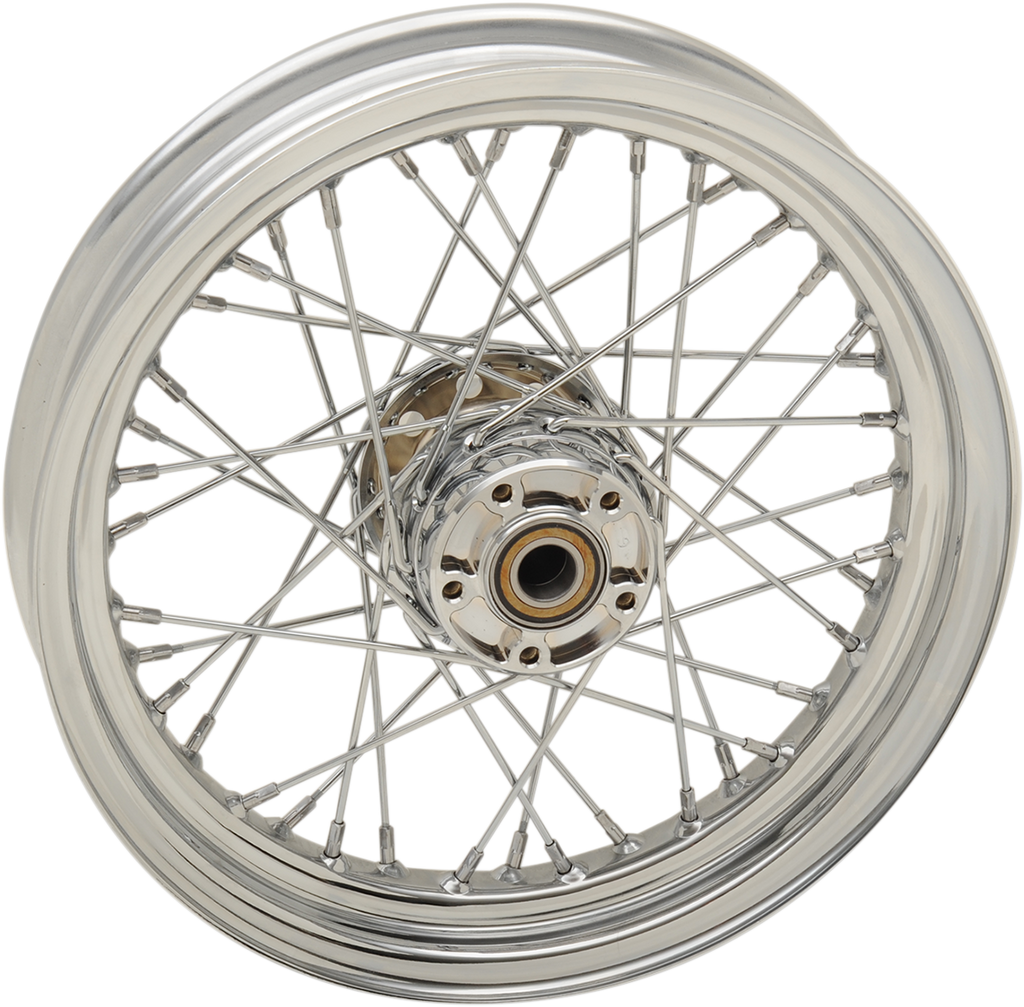 DRAG SPECIALTIES Front Wheel - Single Disc/No ABS - Chrome - 16"x3.00" - '07-'17 FLST 64545A