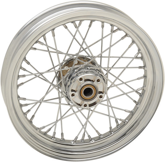 DRAG SPECIALTIES Front Wheel - Single Disc/ABS - Chrome - 16"x3.00" - '08-'17 FLST 64545
