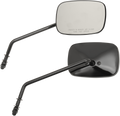DRAG SPECIALTIES Rectangle Mirrors - Long - Black 60-0014/15GBX