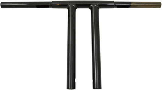 DRAG SPECIALTIES Handlebar - T-Bar - Buffalo - 12" - Black S/B GLOSS BLK W/TBW NOTCH 0601-3974