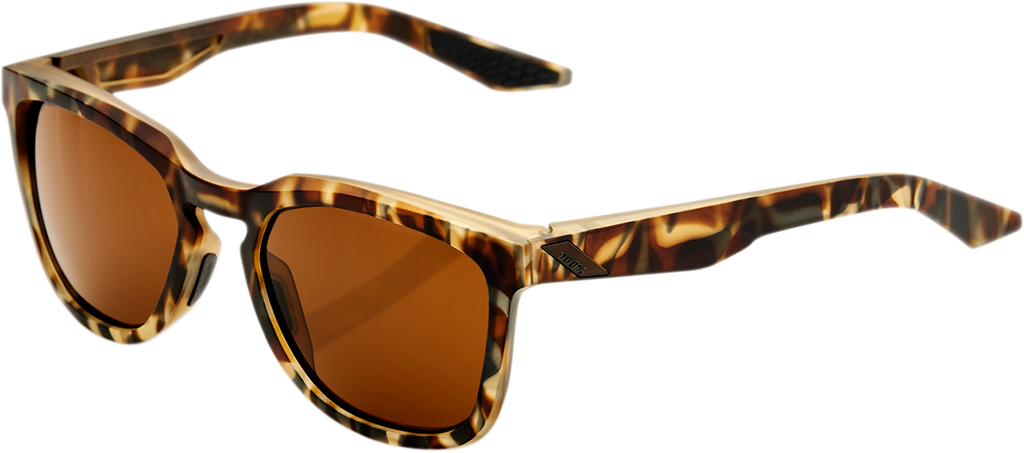 100% Hudson Sunglasses - Havana - Bronze 61028-089-73
