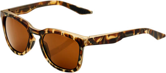 100% Hudson Sunglasses - Havana - Bronze 61028-089-73