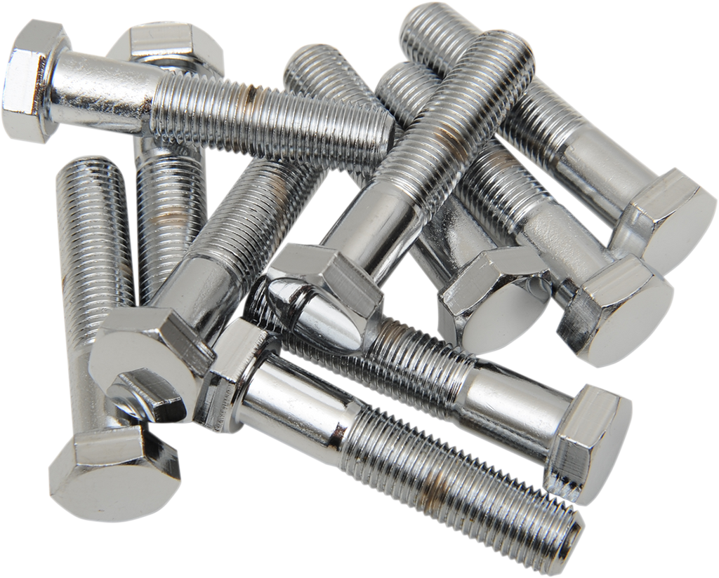 DRAG SPECIALTIES 3/8-24 X 2 Chrome Hex Head MPB160