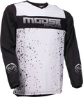 MOOSE RACING Qualifier Jersey - Black/White - 3XL 2910-6618