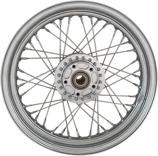 DRAG SPECIALTIES Front Wheel - Single Disc/No ABS - Chrome - 16"x3.00" - '11+ 1200C/1200X F/1200C/1200X MODELS ONLY 64442