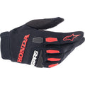 ALPINESTARS Honda Full Bore Gloves - Black/Bright Red - Small 3563823-1303-S