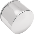 DRAG SPECIALTIES Magnetic Ring Oil Filter - Chrome - 2-1/4" 140004HP-BX29