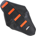 MOOSE RACING Ribbed Seat Cover - Black Cover/Orange Ribs - KTM KTM5009-336RT