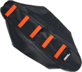 MOOSE RACING Ribbed Seat Cover - Black Cover/Orange Ribs - KTM KTM6509-336RT