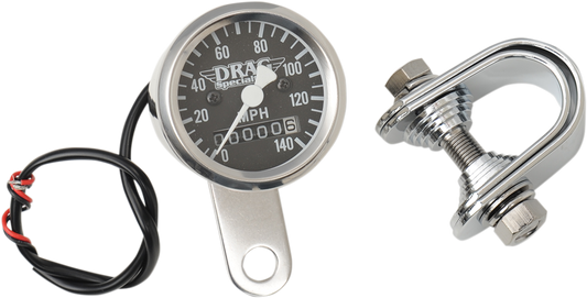 DRAG SPECIALTIES Speedometer - Black - 2:1 Ratio - 1-7/8" 21-6961DS-BX15A