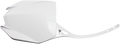 UFO Front Number Plate - White ACT WHITE;BLACK> 05202337 YA04860-046