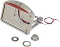 DRAG SPECIALTIES Side Mount Taillight/License Plate Mount - Flat Horizontal - Half-Moon P28-6142