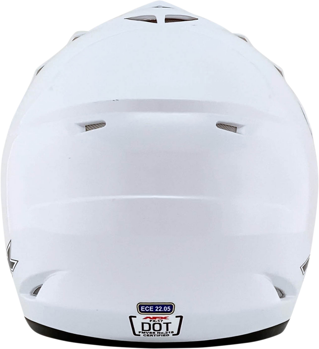 AFX FX-17 Helmet - White - Large 0110-4083