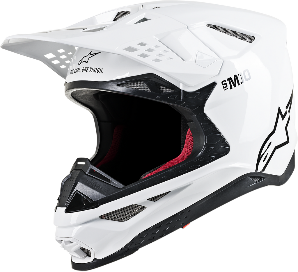 ALPINESTARS Supertech M10 Helmet - MIPS - White Glossy - Small 8300319-2180-SM