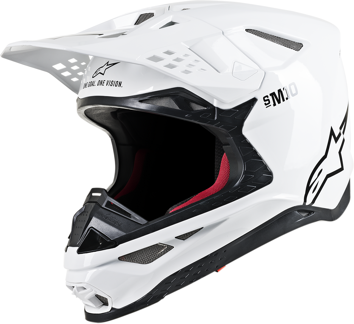 ALPINESTARS Supertech M10 Helmet - MIPS - White Glossy - Large 8300319-2180-LG