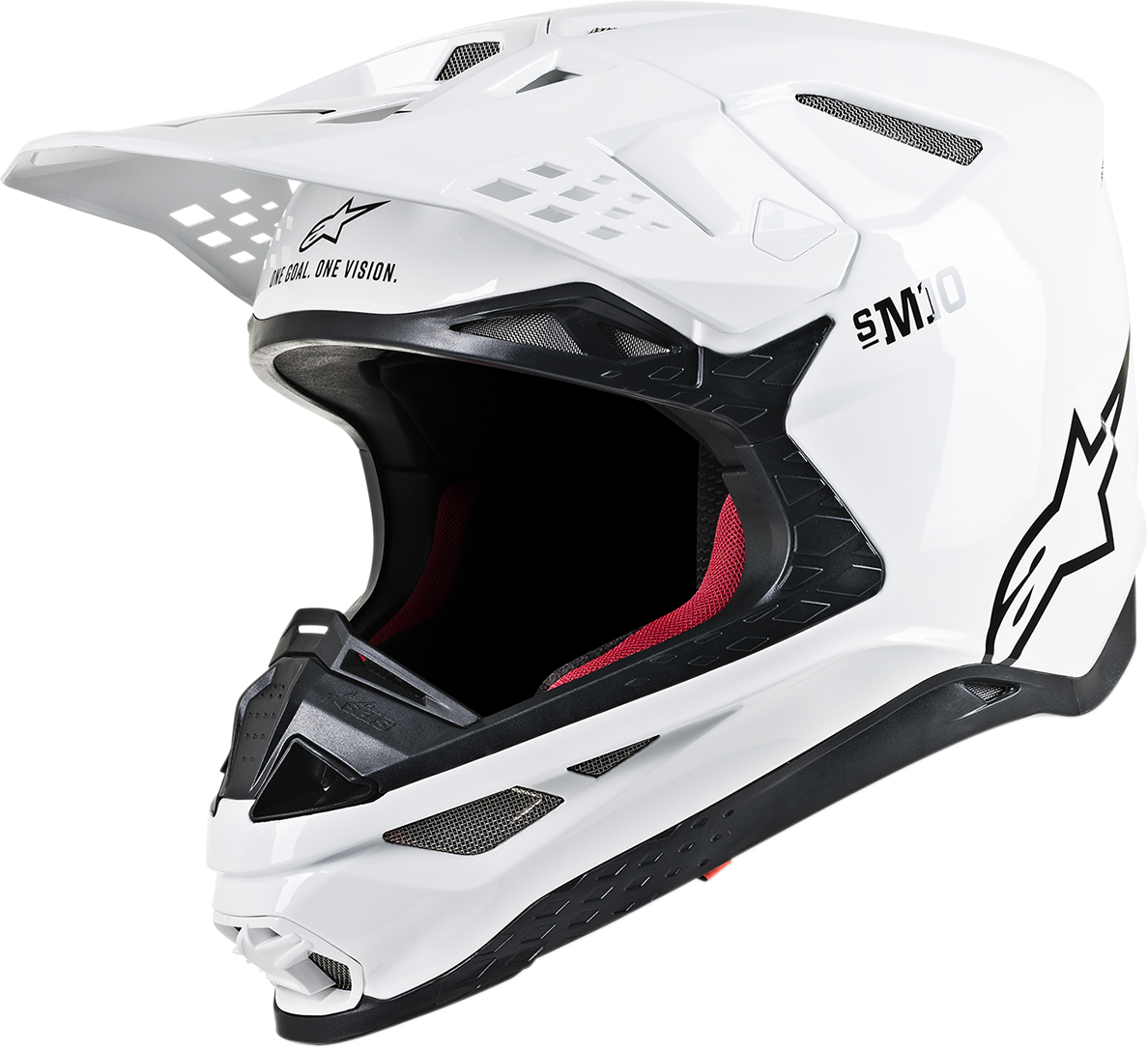 ALPINESTARS S.Tech S-M10 Solid Helmet White Lg 8300319-2180-LG