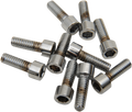 DRAG SPECIALTIES Bolts - Socket-Head - Knurled - 8-32 x 1/2" MPB189
