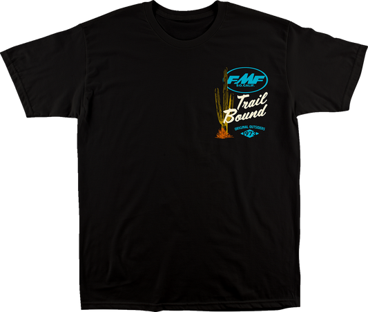 FMF Trailbound T-Shirt - Black - XL FA22118909BLKXL 3030-22449