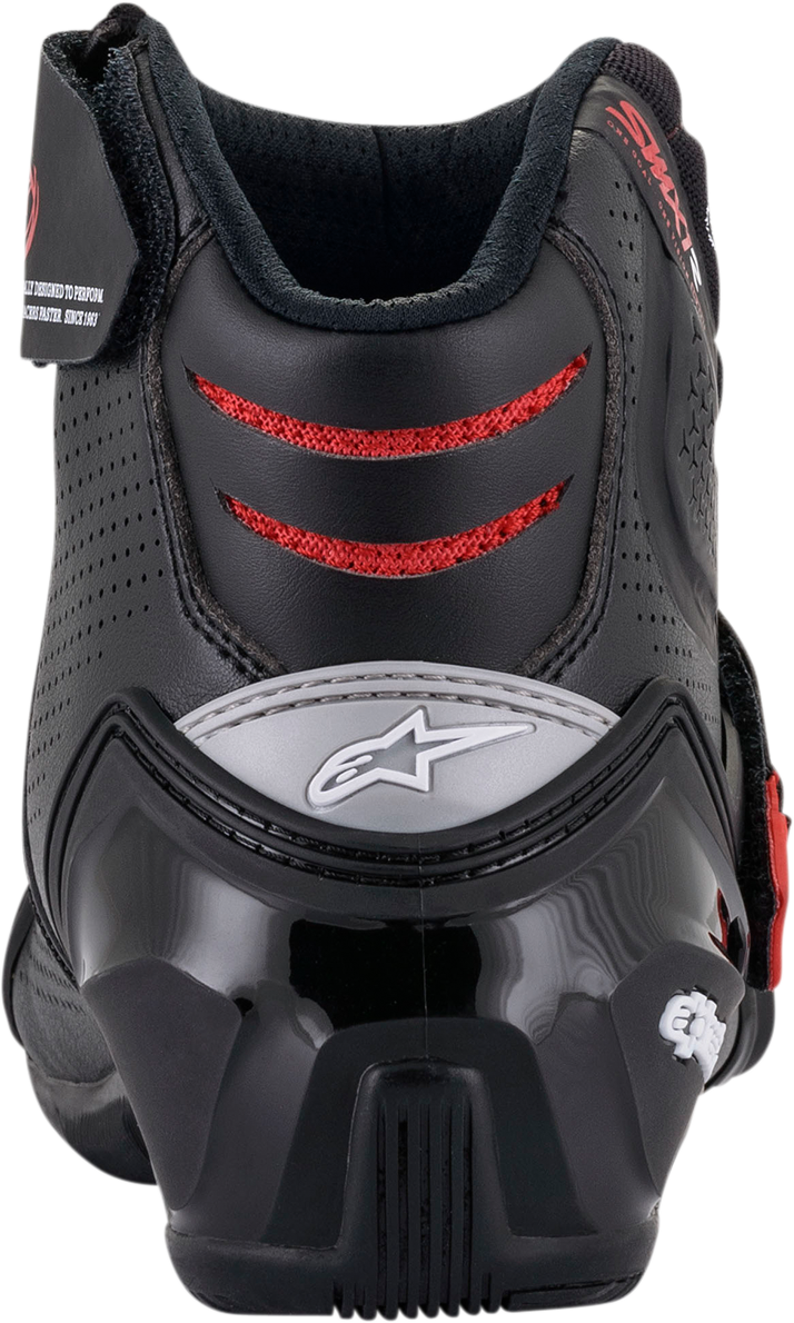 ALPINESTARS SMX1-R V2 Boots - Black/Red - US 11.5 / EU 46 2224021-13-46