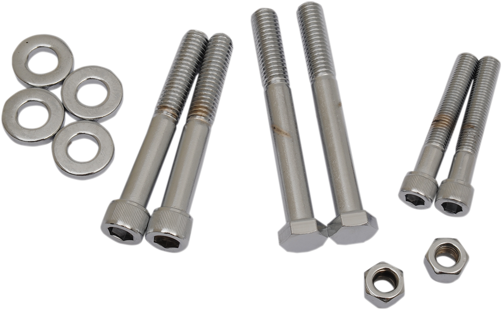 DRAG SPECIALTIES Knurled Motor Mount Bolt Kit - Dyna MK267