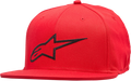 ALPINESTARS Ageless Flat Bill Hat - Red/Black - Small/Medium 1035810153010SM