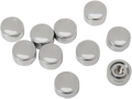 DRAG SPECIALTIES Button Cap - Horn/Start - Short - Chrome 17927-HC3