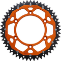 MOOSE RACING Dual Sprocket - Orange - 52 Tooth 1210-897-52-14X