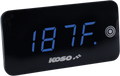 KOSO NORTH AMERICA Digital Super Slim Touch Screen - Volt & Temperature Meter - Blue Digits BA068040