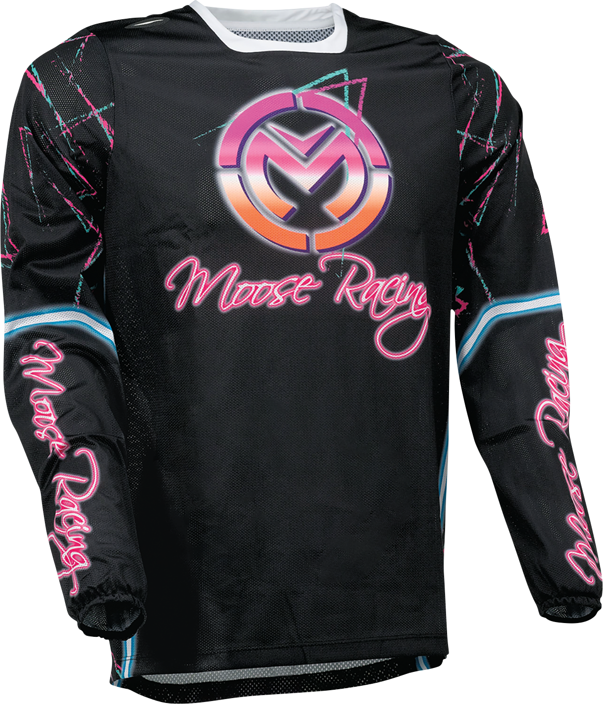 MOOSE RACING Sahara Jersey - Pink/Black - Small 2910-7450