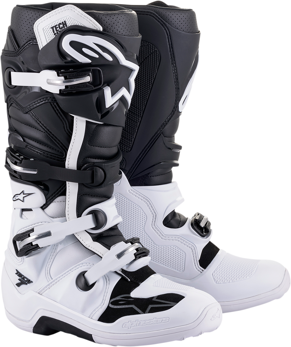 ALPINESTARS Tech 7 Boots - White/Black - US 12 2012014-21-12