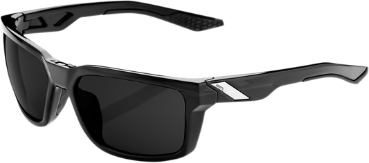 100% Daze Sunglasses - Black - Gray PeakPolar 61030-001-47