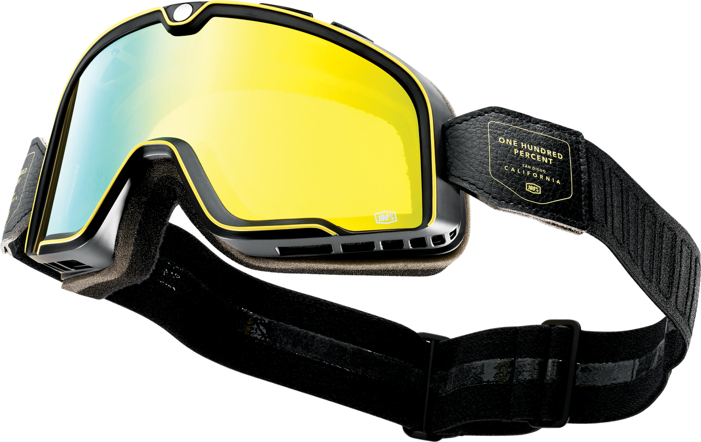 100% Barstow Goggles - Caliber - Flash Yellow 50002-255-01