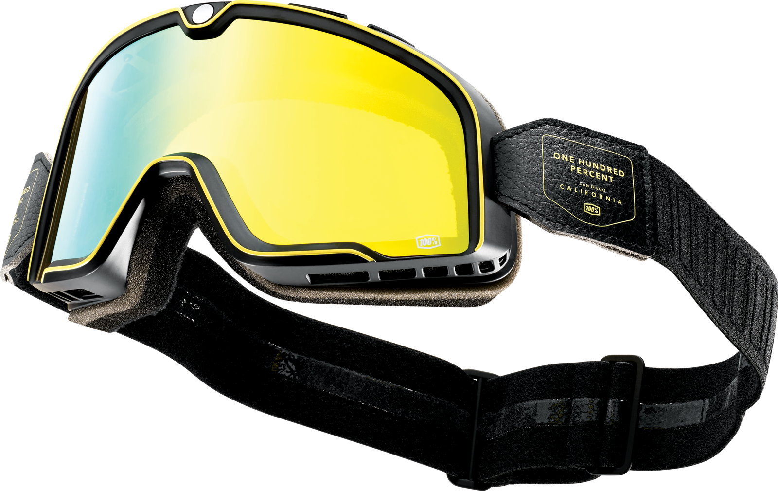 100% Barstow Goggles - Caliber - Flash Yellow 50002-255-01