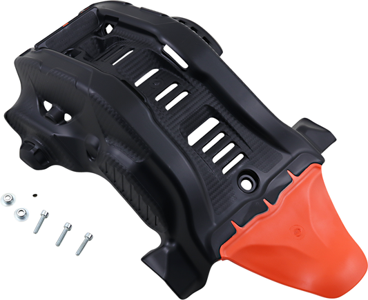 ACERBIS Skid Plate - Black/Orange - Gas Gas | Husqvarna | KTM 2791685229