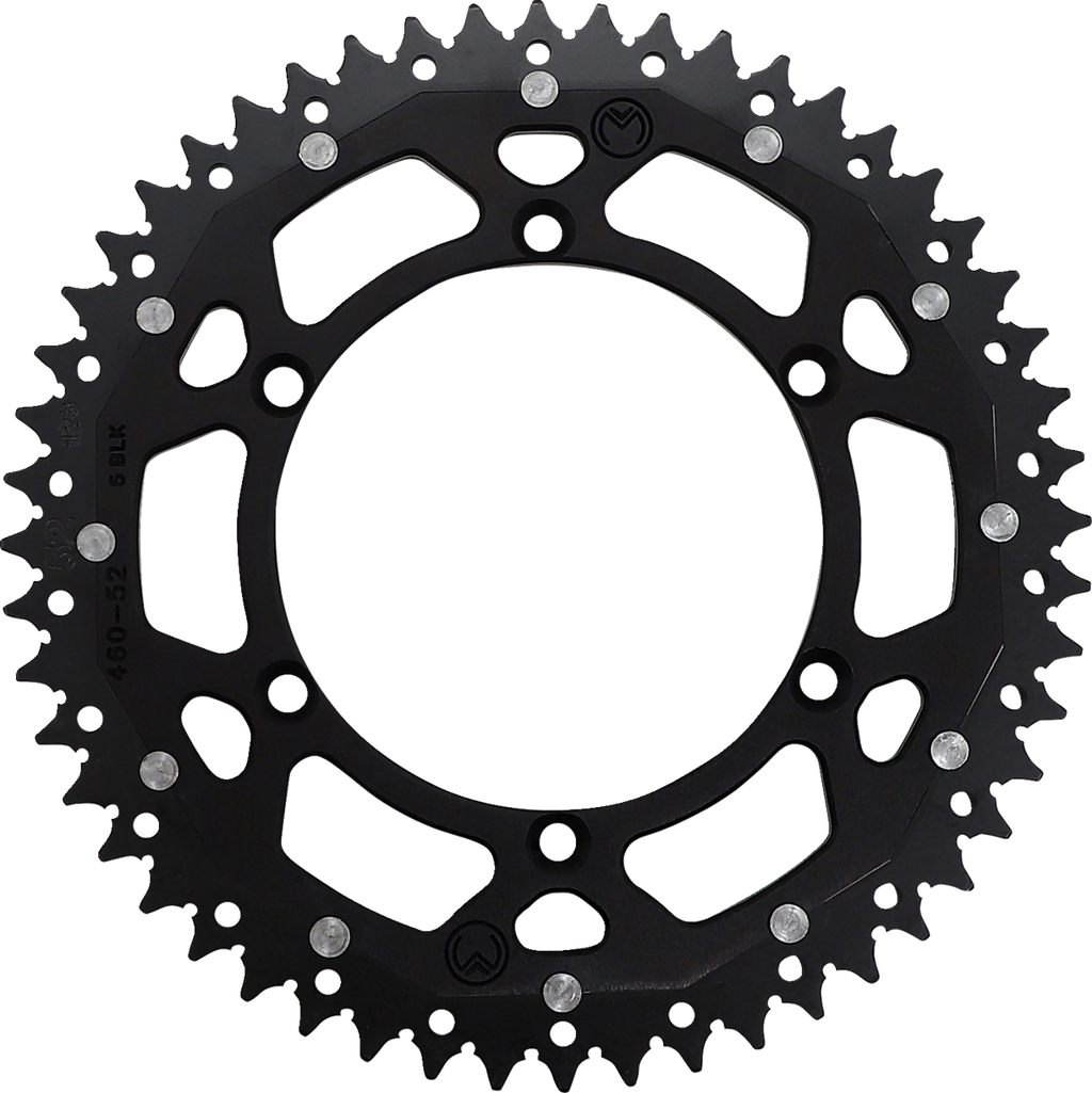 MOOSE RACING Dual Sprocket - Black - 52 Tooth 1210-460-52-10X