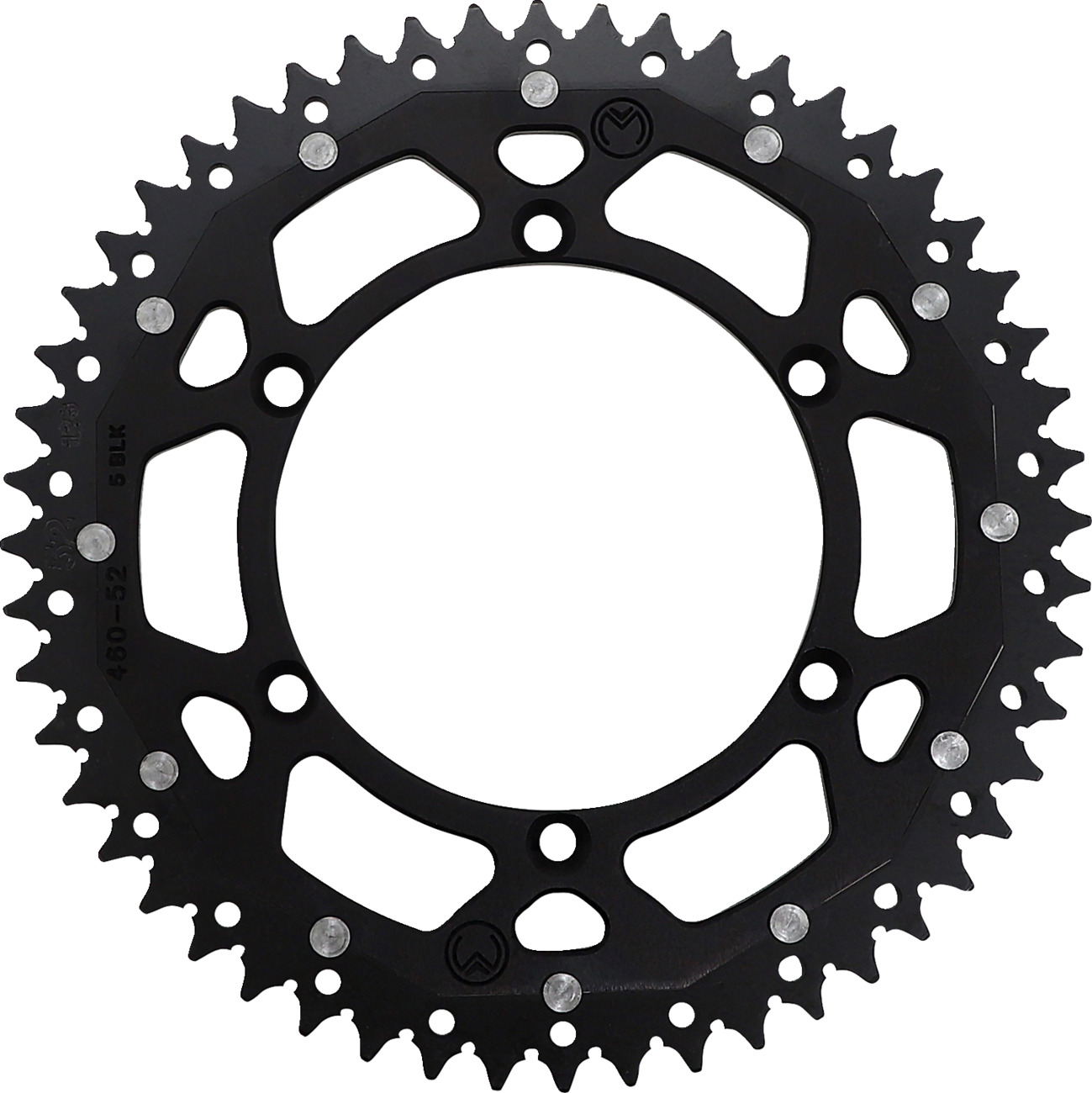 MOOSE RACING Dual Sprocket - Black - 52 Tooth 1210-460-52-10X