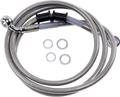 DRAG SPECIALTIES Brake Line - +4" - Stainless Steel - FXDB 660324-4