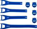 MOOSE RACING Qualifier Boot Strap Kit - Blue - Size 10-15 3430-1020