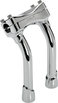 BILTWELL Risers - Murdock - Oversized - Pullback - 8" - Chrome 6414-105-08