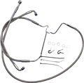 DRAG SPECIALTIES Brake Line - +8" - Stainless Steel 614085-8