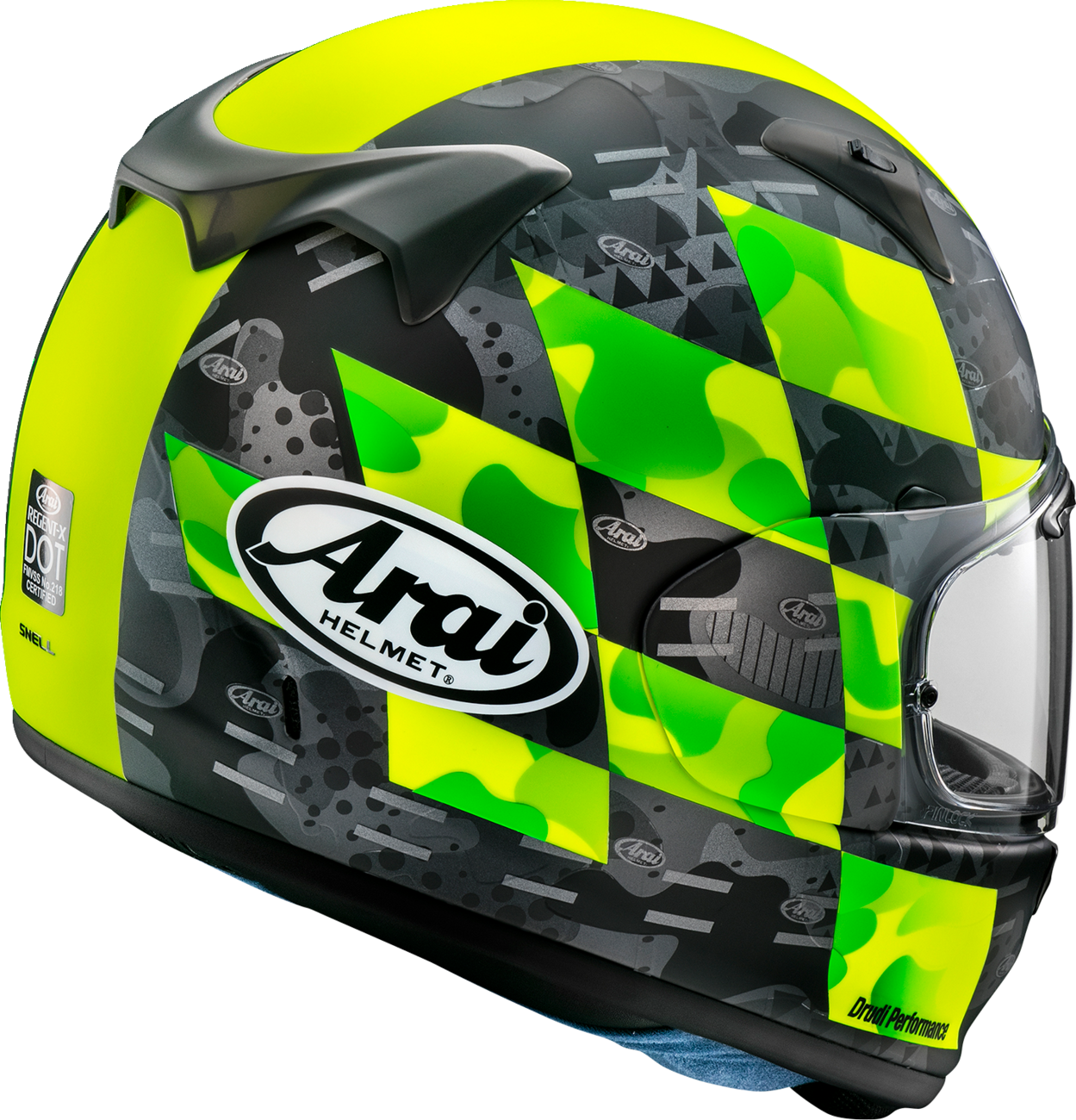 ARAI Regent-X Helmet - Patch - Yellow Frost - XS 0101-15827