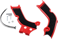 ACERBIS X-Grip Frame Guards - Red/Black 2736331018