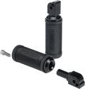 BILTWELL Norman Passenger Foot Pegs - Black - Softail 7004-204-04